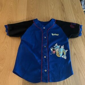 Vintage Y2K Boys Pokémon Gyarados Jersey #130 14/16? See measurements